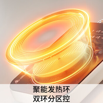 九阳（Joyoung）围炉煮茶电陶炉电磁炉家用新型电磁灶电池炉2200W大功率猛火低音低辐射火锅炉C22S-X9