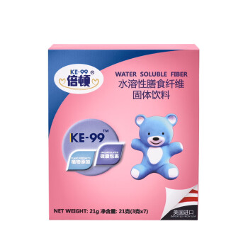 美国进口倍顿水溶性膳食纤维温和缓解便便不畅7袋装
