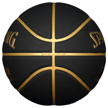 斯伯丁（SPALDING）篮球7号室内外比赛特别定制黑金七号防滑耐磨PU材质篮球