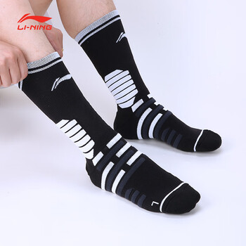 李宁(LI-NING)运动袜吸汗防滑毛巾底篮球袜潮袜长袜中筒高帮透气时尚男女袜子红 李宁(LI-NING)运动袜吸汗防滑毛巾底篮球袜潮袜长袜中筒高帮透气时尚男女袜子红