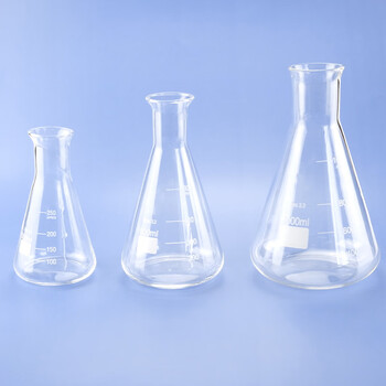 冰禹 三角烧瓶平底锥形瓶 加厚高硼硅玻璃耐高温带刻度 广口500ml BYS-218 冰禹 三角烧瓶平底锥形瓶 加厚高硼硅玻璃耐高温带刻度 广口500ml BYS-218