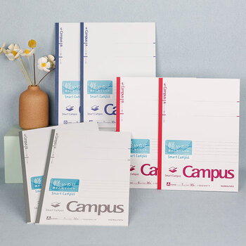 国誉(KOKUYO)进口smart Campus无线装订本笔记本子记事本 7mm点线×30行B5/30页灰1本NO-GS3CWAT-M