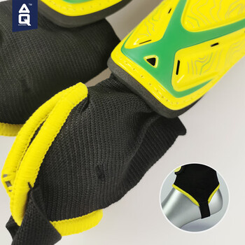 AQ儿童专业足球训练护腿板夏季薄款可拆卸S62602XS身高100-120CM