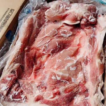 冷凍生鮮豬五花肉帶皮前後腿肉前後上肉飯店商用食材20斤多省後上肉瘦