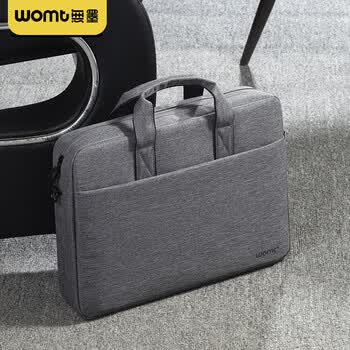 WOMT通勤手提电脑包13/14英寸男适用苹果华为matebook小米联想笔记本