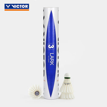 威克多(VICTOR)胜利羽毛球 稳定耐打俱乐部比赛训练用球 云雀3号LARK3 12只装 威克多(VICTOR)胜利羽毛球 稳定耐打俱乐部比赛训练用球 云雀3号LARK3 12只装