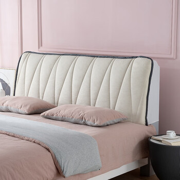 良至 床头罩全包床头套罩软包加厚防撞头防尘科技布床头罩全包床头