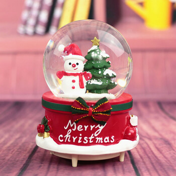 球儿童音乐盒平安夜送女友男生女生圣诞礼物礼品儿童圣诞树装饰品摆件