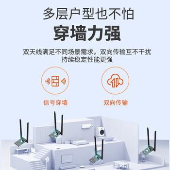 纽曼  WIFI6无线网卡 5G双频1800M千兆电竞无线网卡 USB接口笔记本台式机无线接收器wifi发射器 延长