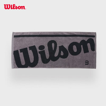 Wilson威尔胜运动毛巾 CHINA TOWEL SMU BLACK/GREY-WR8432901001