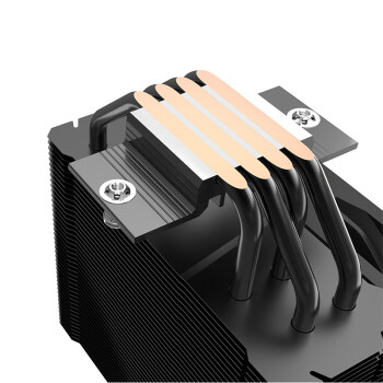 超频三（PCCOOLER）东海R4000 ARGB CPU散热器（支持12/13代/AM4/AM5平台/四热管/黑化/12V幻彩/5V主板同步/配硅脂
