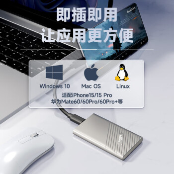 梵想（FANXIANG）1TB 移动固态硬盘（PSSD）移动ssd Type-c 苹果手机iphone16 Promax直连 电脑外接硬盘 PS2000银