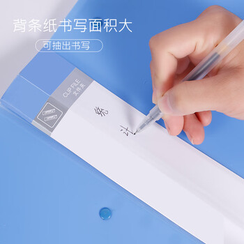 信发 TRNFA TN-202A 文件夹10个装双夹 PP塑料文件夹 加厚资料档案夹 财务办公文件收纳夹