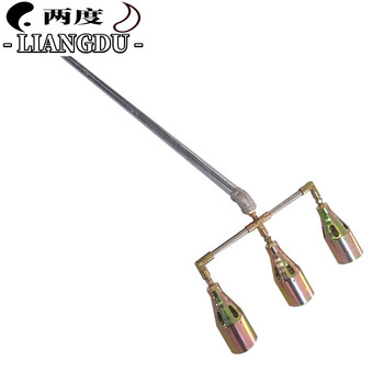 派力德火焰消毒器养殖场高温消毒除草大喷头液化气喷火枪烤枪烘枪 3头