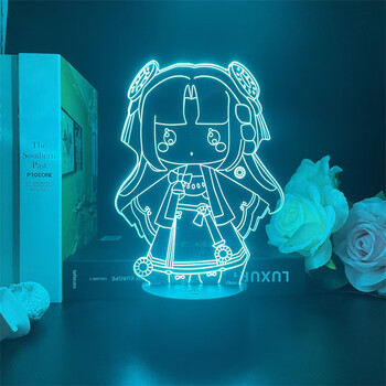 蒲阳世家精品迷你世界游戏周边七色3d小夜灯儿童礼物盲盒礼品妮妮卡卡