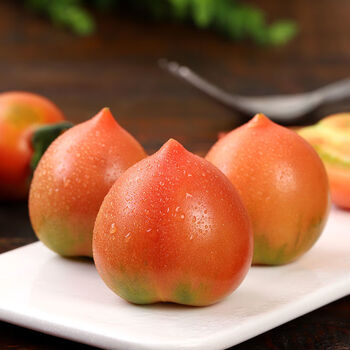 春桃柿新鲜圣女果小番茄西红柿孕妇水果非千禧 试吃装净重1.