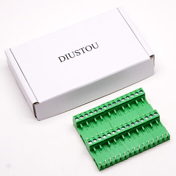 丢石头 KF2EDGK 5.08mm间距 3PIN 弯针款 插拔式接线端子 每件10套(插座+插头) 免焊接 丢石头 KF2EDGK 5.08mm间距 3PIN 弯针款 插拔式接线端子 每件10套(插座+插头) 免焊接