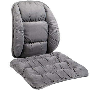 灰色【坐垫 腰靠】 坐垫(40x40cm) 腰靠(41x45cm)