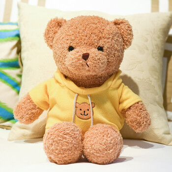 加迪熊毛绒玩具小熊熊公仔抱抱熊抱枕娃娃加儿童女生生日礼物玩增卫衣