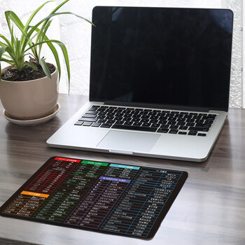 灵蛇(LINGSHE)鼠标垫 320*240*3mm中号加厚游戏办公电脑桌垫 精密锁边 可水洗  LS-01  快捷键