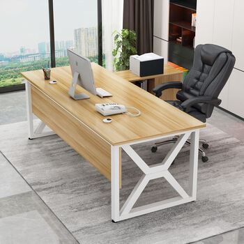 迪涛 办公桌老板桌经理桌椅组合大班台主管总裁办公桌单双人办公电脑