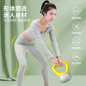 PROIRON普力艾 软壶铃 男女士提壶哑铃壶健身壶铃软底壶铃不怕摔 4KG PROIRON普力艾 软壶铃 男女士提壶哑铃壶健身壶铃软底壶铃不怕摔 4KG