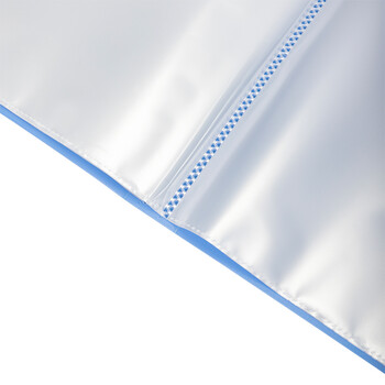 得力(deli)5002ES  A4透明活页多层分页试卷夹文件夹插页袋20页资料册文件收纳册学生办公用 蓝色 12本装