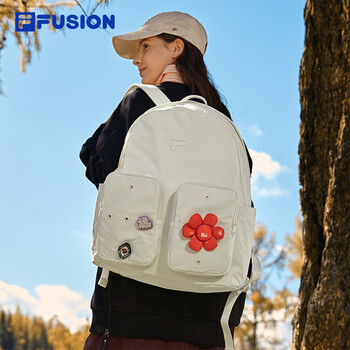 FILA FUSION斐乐潮牌女士背包时尚潮流双肩包女包