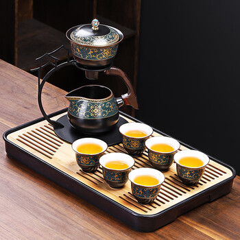 祥业懒人自动茶具套装家用客厅中式茶壶泡茶神器功夫茶杯茶具用品如意
