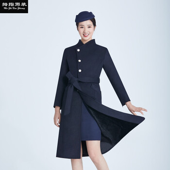 山东航空空姐制服秋冬定制售楼部工作服美容师珠宝店物业前台职业套装