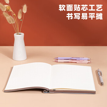 得力(deli)可定制皮面本A5/112张可插笔软皮面本 肤感雅致记事本日记本笔记本子莫兰迪色系22290棕色 得力(deli)可定制皮面本A5/112张可插笔软皮面本 肤感雅致记事本日记本笔记本子莫兰迪色系22290棕色