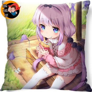 小林家的龙女仆抱枕康娜二次元动漫靠垫可爱午睡枕头周边礼物可定制