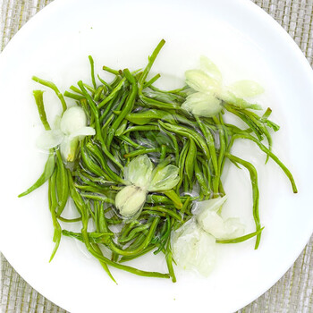 春上早茉莉花茶  2025新茶特级飘雪浓香型毛尖茶叶四川花茶年货礼盒250g