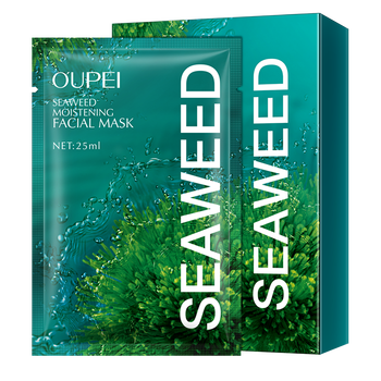拍4件欧佩玻尿酸补水面膜25ml补水保湿提拉紧致滋养面膜海藻面膜10片
