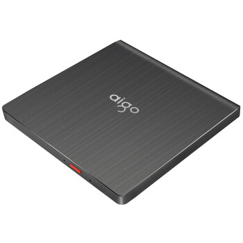 爱国者（aigo）8倍速 USB外置光驱 DVD外置刻录机 移动光驱 外接光驱 笔记本电脑便携光驱外置读刻一体黑色 G200