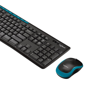 罗技（Logitech）无线键盘鼠标套装 全尺寸家用商务办公键鼠套装 带无线2.4G接收器 MK275 黑色