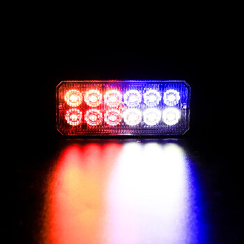 加厚侧边灯频闪爆闪灯12v24v货车警示灯工作灯皮卡车边灯4色黄白蓝红