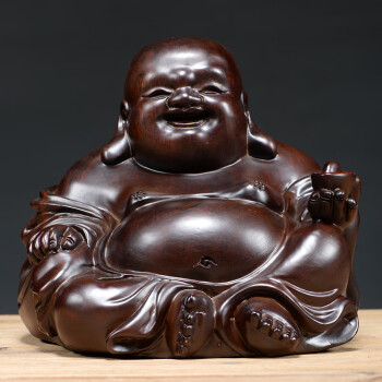 ☆車内置物☆ 仏陀彫刻 実木彫刻の 描金象神 仏陀彫刻-