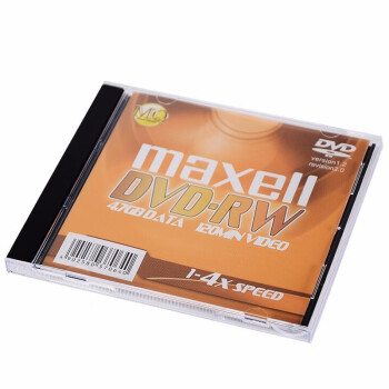 麦克赛尔（Maxell）DVD-RW光盘 刻录盘 光碟 可擦写空白光盘 4速4.7G台产 单片装