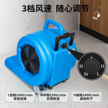 Supercloud舒蔻(Supercloud)吹地机大功率吹干机地面除湿吹风机 风速25M/S