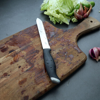 切面包刀不掉渣家用锯齿刀冻肉刀西餐刀具烘焙工具 a款 小锯齿刀