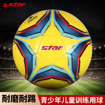 世达（star）足球4号球儿童少儿青少年标准训练比赛用球机缝耐磨 SB8664-05