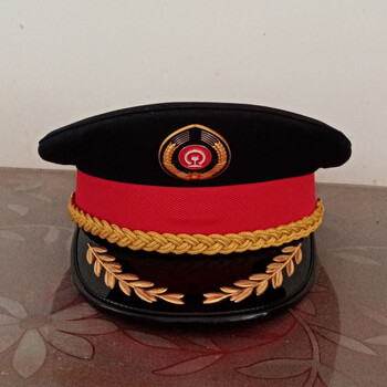 列车员车长帽 高铁动车乘务员夏网眼大檐帽帽子 铁路大盖帽新款全布料