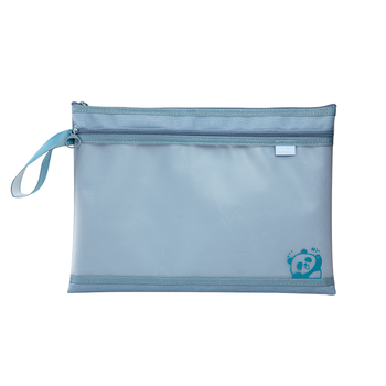 齐心（COMIX）3个装A4文件袋小学生科目分类袋双层拉链文具袋考试可手提作业科目TPU试卷凭证收纳袋补习袋DS-332