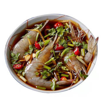熟醉虾生腌即食甜辣鲜活网红罐装生呛大虾潮汕小海鲜特产刺身醉虾900g