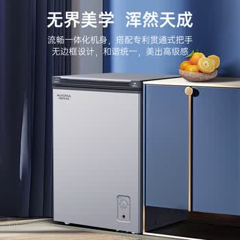 澳柯玛（AUCMA）天际线系列150升单温冷柜低霜家用卧式冰柜冰箱冷藏冷冻BC/BD-150HSNE