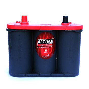 optima蓄电池红34适发电机奥铁马改装汽车电瓶卷绕式