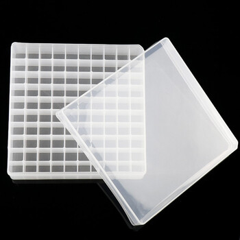 冰禹 BYA-317 冷冻管盒 PP材质冻存管盒 样品盒离心管盒 1.8ml/2ml(100格)