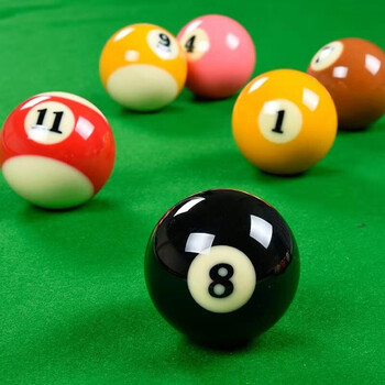 新动力台球子美式球大号球16彩水晶台球桌球配件57.2mm台球用品XD-9501