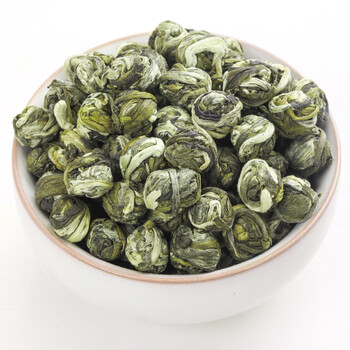 正宗绣球茉莉花茶2022新茶特级浓香型小白毫茉莉龙珠茶叶罐装500g